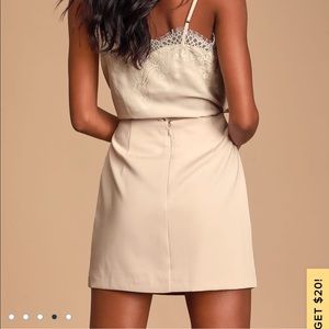 Lulu’s Light Blush Mini Skirt